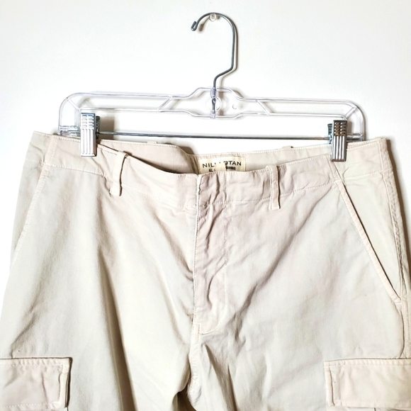 Nili Lotan Cream Khaki French Military Cargo Pants - Picture 5 of 14